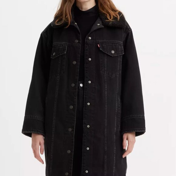 Levi's Longline Padded Trucker Jacket - Picture 2 of 8